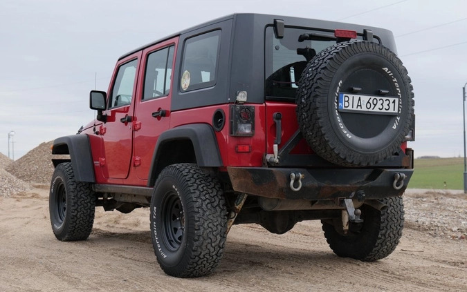 Jeep Wrangler cena 74900 przebieg: 225000, rok produkcji 2008 z Łapy małe 191